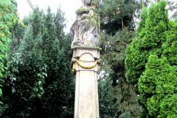 Socha Panny Marie v Litomyšli. (© Pavel Vítek  09/2025)