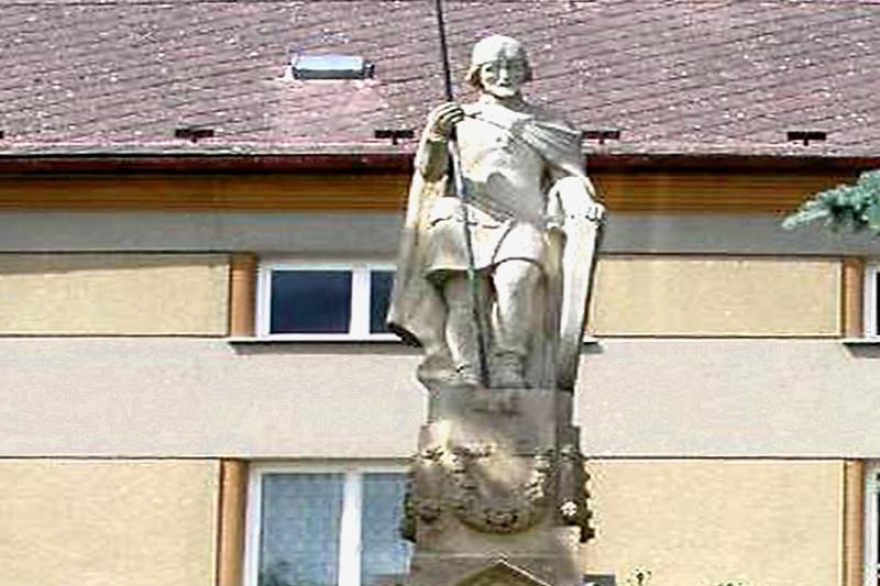 pomník se sochou sv. Václava