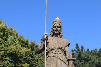 Socha sv. Václava (© Alena Říhová 09/2021)