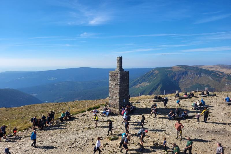 základní trigonometrický bod na Sněžce základní trigonometrický bod na Sněžce