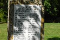 pomník padlým v 1. světové válce