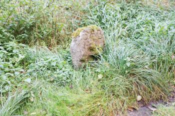 hraniční kámen (© Alena Říhová 10/2023)