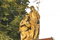 sousoší Křest Krista