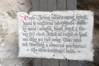 Hrad Kunětická Hora - Drak v hradním paláci (© aleshwarrior, 06/2014)