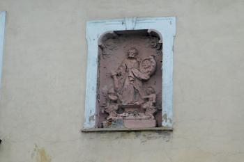reliéfe sv. Judy Tadeáše na kaplance (© Milan Caha  02/2026)