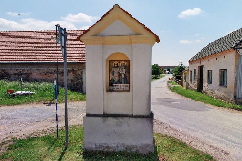 poklona sv. Jiří a sv. Cyrila a Metoděje