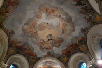 nástropní freska (© Alena Volná, 06/2012)