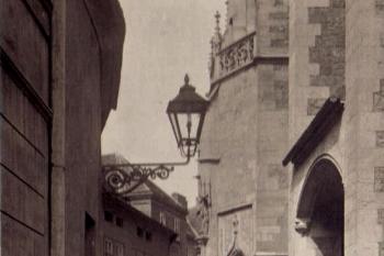 Brno - u katedrály sv. Petra a Pavla - histor. fotografie z počátku 20.století (soukr. sbírka IvoR) (© anon.)