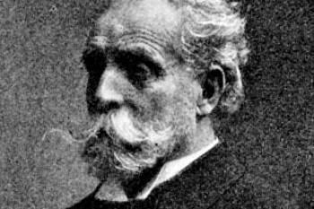 profesor August Prokop, autor dostavby presbytáře a hlavního oltáře ( © A. Prokop: Die Markgraftschaft Mähren in kunstgeschichtlichen Beziehung, Band I-IV, R.  Spies & Co. Verlag, Wien 1904)