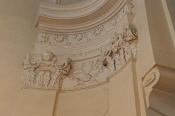 Detail hlavic pilířů v kapli sv. Salvatora (© Johannes Cladis, 09/2016)