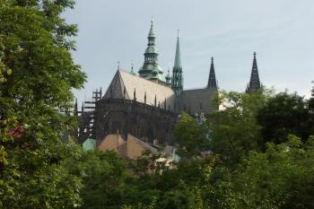 pohled ze zahrady Královského letohrádku ( © Milan Caha 07/2008)