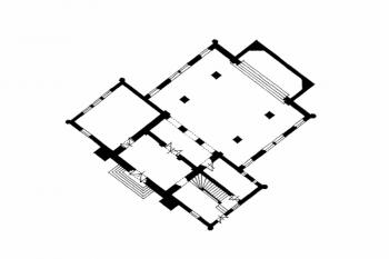 půdorys přízemí (© Klenovský, Jaroslav: Židovské památky Moravy s Slezska, Era, Brno 2001)