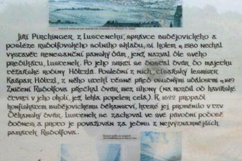 Text na informační tabuli (© Dita Kacerovská, 06/2007)