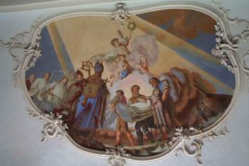 Zámecká kaple, nástropní freska (© Ivan Grisa, 05/2006)