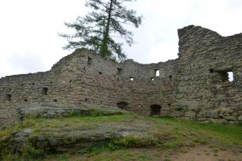 zřícenina hradu Landštejn (© Vlastislav Mareček, 08/2016)