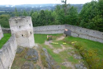 zřícenina hradu Landštejn (© Vlastislav Mareček, 08/2016)
