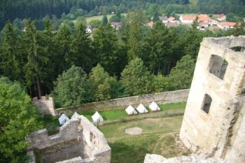 Pohled z věže (© Jaroslav Šefčík, 04/2009)