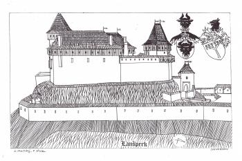 Lanšperk podle Z. Skalického , P. Nislera (© jan heřman, 07/2013)