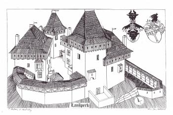 Lanšperk podle Z. Skalického, P. Nislera (© jan heřman, 07/2013)