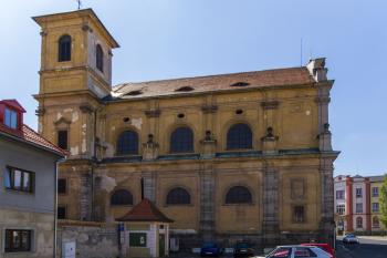 klášterní a farní kostel Všech svatých od východu (© Pavel Zany Komárek 12. 8. 2012)