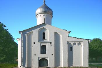 Chrám sv. Prokopa v ruském Velikém Novgorodu. (© Pavel Vítek  06/2018)