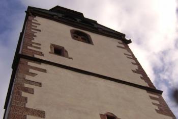 Kostelní věž (© Daniel Šmidrkal, 07/2012)