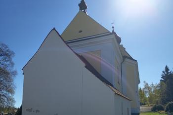 sakristie - původně presbytář gotického kostela z východu (© Jaroslav Špiroch  05/2026)