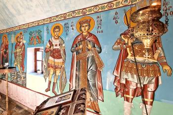Kaple svaté Kyriaki na řeckém ostrově Rhodos v Kolymbii. (© Pavel Vítek  08/2020)