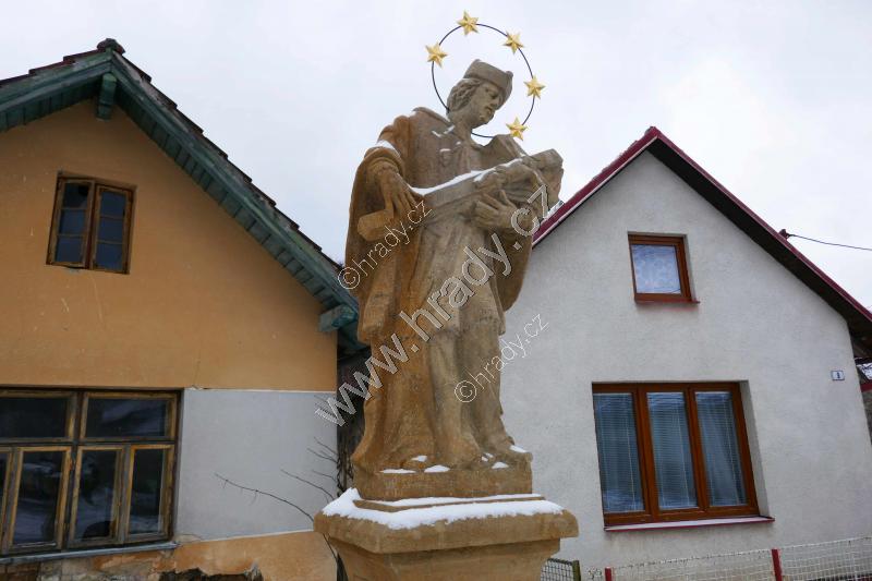 socha sv. Jana Nepomuckého socha sv. Jana Nepomuckého