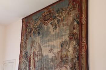 Tapiserie září-říjen (dílna Jacoba Cardyse, Brusel, kol. 1645) v Růžovém salónu (© Johannes Cladis, 05/2016)