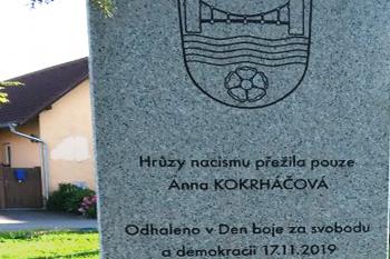 Památník obětem holokaustu ve Stádleci v okrese Tábor. (© Pavel Vítek:  08/2024)