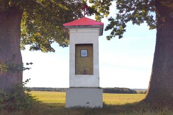 Boží muka v obci Křída, části městyse Stádlec, v okrese Tábor. (© Pavel Vítek  08/2024)
