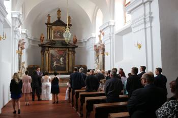 Svatby v zámecké kapli sv. Ludvíka (© Jiří Černý, 08/2017)