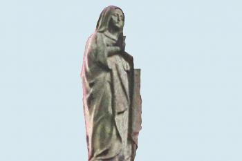 Socha Panny Marie v Horních Heřmanicích v okrese Ústí nad Orlicí. (© Pavel Vítek  09/2026)