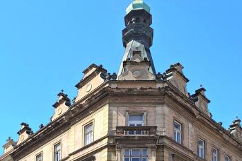Dům u bílého lva v Roudnici nad Labem. (© Pavel Vítek  08/2020)