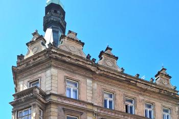 Dům u bílého lva v Roudnici nad Labem. (© Pavel Vítek  08/2020)