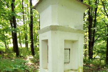 Výklenková kaplička sv. Kajetána u Stádlce v okrese Tábor. (© Pavel Vítek  08/2024)