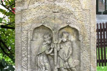 Socha sv. Jana Nepomuckého v obci Cotkytle v okrese Ústí nad Orlicí. (© Pavel Vítek  09/2026)