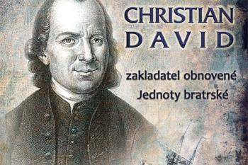 Portrét Kristiána Davida na knize E.Štěříkové (© 2026)