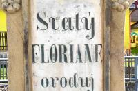 sloup se sochou sv. Floriána