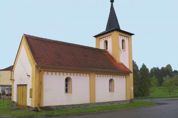Kaple Nanebevzetí Panny Marie v Maršově, místní části Malšic v okrese Tábor. (© Pavel Vítek  08/2024)