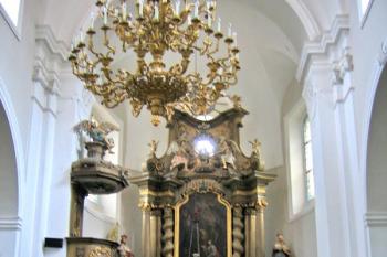 Kostel Povýšení sv. Kříže v Praze-Vinoři ( © Pavel Vítek 04/2009)
