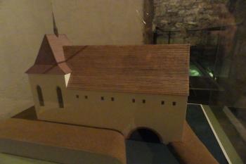 Model - rekonstrukce gotického kostela (© Johannes Cladis, 12/2014)