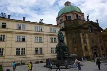klášter křižovníků s červenou hvězdou s kostelem sv. Františka z Assisi Praha 1 Staré Město (© Vlastislav Mareček, 07/2016)