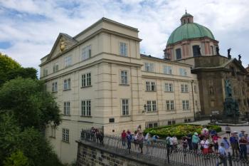 klášter křižovníků s červenou hvězdou s kostelem sv. Františka z Assisi Praha 1 Staré Město (© Vlastislav Mareček, 07/2016)