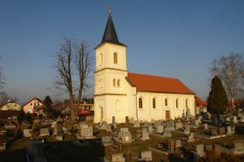 kostel sv. Václava v Dolních Jirčanech ( © Jiří Čížek 12/2008)