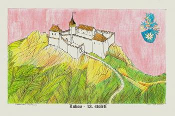 Lukov podle J. Kohoutka 13.století (© jan heřman, 04/2013)