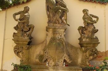 Sousoší Piety od Jana Brokoffa, přenesené sem z Karlova mostu (© Johannes Cladis, 08/2015)