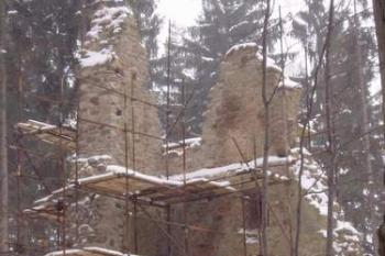 Melechov v průběhu oprav (2004 © Lenka Daňková)