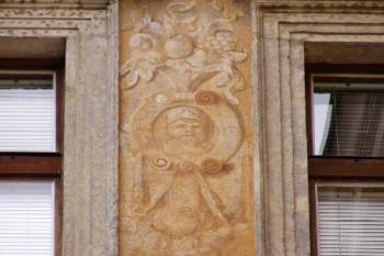 detail renesanční fasády (© Karel Husák 07/2004)
